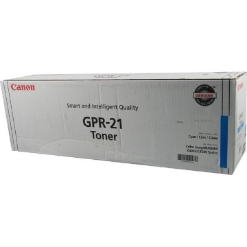 Picture of Canon 0261B001AA (GPR-21C) OEM Cyan Toner Printer Cartridge