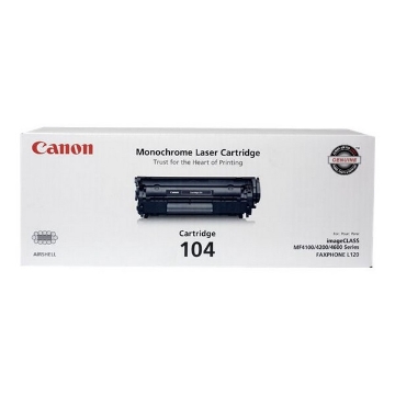 Show details for Canon 0263B001AA (Canon 104) Black Toner Cartridge (2000 Yield) Picture of Canon 0263B001AA (Canon 104) Black Toner Cartridge (2000 Yield)