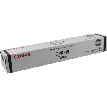 Show details for Canon 0384B003AA (GPR-18BK) OEM Black Copier Toner Picture of Canon 0384B003AA (GPR-18BK) OEM Black Copier Toner