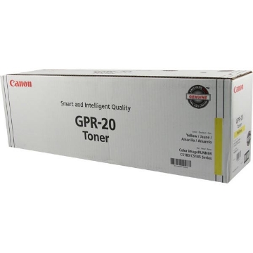 Picture of Canon 1066B001AA (GPR-20Y) OEM Yellow Laser Toner