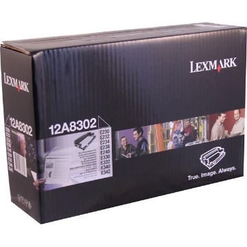 Show details for Lexmark 12A8302 OEM Black Drum Picture of Lexmark 12A8302 OEM Black Drum