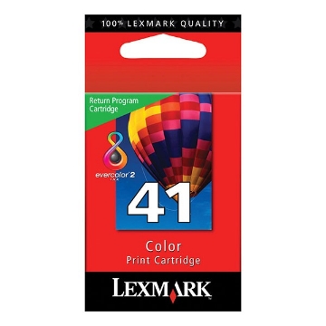 Show details for Lexmark 18Y0141 (Lexmark #41) OEM Tri-Color Inkjet Cartridge Picture of Lexmark 18Y0141 (Lexmark #41) OEM Tri-Color Inkjet Cartridge