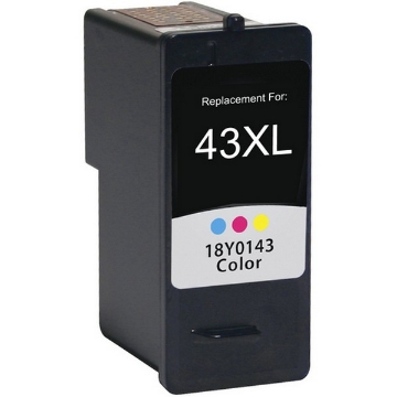 Show details for Compatible 18Y0143 (Lexmark #43XL) Tri-Color Inkjet Cartridge Picture of Compatible 18Y0143 (Lexmark #43XL) Tri-Color Inkjet Cartridge