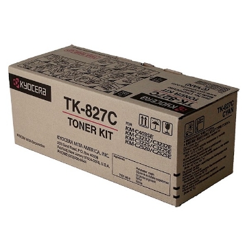 Show details for Kyocera Mita 1T02FZCUS0 (TK-827C) Cyan Toner Cartridge (7000 Yield) Picture of Kyocera Mita 1T02FZCUS0 (TK-827C) Cyan Toner Cartridge (7000 Yield)