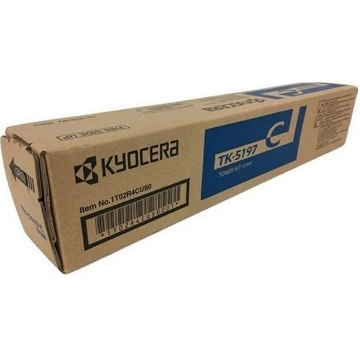 Show details for Kyocera Mita 1T02R4CUS0 (TK-5197C) OEM Cyan Toner Cartridge Picture of Kyocera Mita 1T02R4CUS0 (TK-5197C) OEM Cyan Toner Cartridge