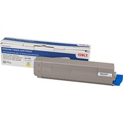 Picture of Okidata 44844509 OEM Yellow Toner Cartridge