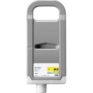 Show details for Compatible 6684B001AA (PFI-706Y) Yellow Ink Cartridge (700 ml) Picture of Compatible 6684B001AA (PFI-706Y) Yellow Ink Cartridge (700 ml)