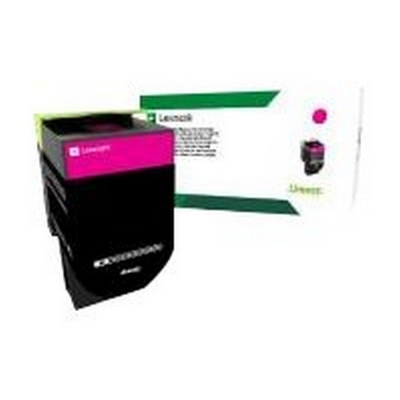 Show details for Lexmark 80C0SMG (TAA Compliant Version 80C1SM0) OEM Magenta Toner Cartridge Picture of Lexmark 80C0SMG (TAA Compliant Version 80C1SM0) OEM Magenta Toner Cartridge