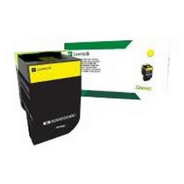 Show details for Lexmark 80C0SYG (TAA Compliant Version 80C1SY0) OEM Yellow Toner Cartridge Picture of Lexmark 80C0SYG (TAA Compliant Version 80C1SY0) OEM Yellow Toner Cartridge