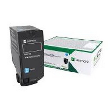 Show details for Lexmark 84C0HCG (TAA Compliant Version of 84C1HC0) OEM High Yield Cyan Toner Cartridge Picture of Lexmark 84C0HCG (TAA Compliant Version of 84C1HC0) OEM High Yield Cyan Toner Cartridge