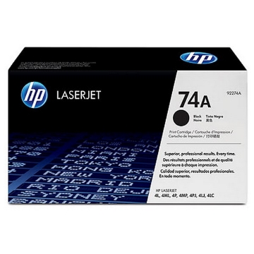 Show details for HP 92274A (HP 74A) OEM Black Toner Cartridge Picture of HP 92274A (HP 74A) OEM Black Toner Cartridge