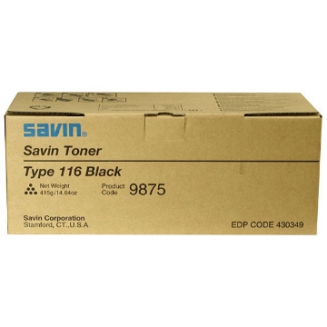 Picture of Savin 9875 (Type 116) OEM Black Laser Toner Cartridge