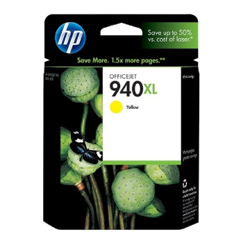Show details for HP C4909AN (HP 940XL) OEM Yellow Inkjet Cartridge Picture of HP C4909AN (HP 940XL) OEM Yellow Inkjet Cartridge