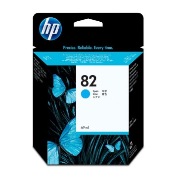 Show details for HP C4911A (HP 82) OEM Cyan Inkjet Cartridge Picture of HP C4911A (HP 82) OEM Cyan Inkjet Cartridge