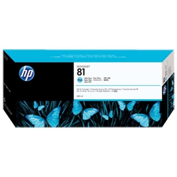 Show details for HP C4934A (HP 81) OEM LightCyan Inkjet Cartridge Picture of HP C4934A (HP 81) OEM LightCyan Inkjet Cartridge