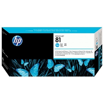Show details for HP C4951A (HP 81) OEM Cyan Dye Printhead / Cleaner Picture of HP C4951A (HP 81) OEM Cyan Dye Printhead / Cleaner