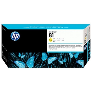 Show details for HP C4953A (HP 81) OEM Yellow Dye Printhead / Cleaner Picture of HP C4953A (HP 81) OEM Yellow Dye Printhead / Cleaner