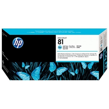 Show details for HP C4954A (HP 81) OEM Light Cyan Dye Printhead / Cleaner Picture of HP C4954A (HP 81) OEM Light Cyan Dye Printhead / Cleaner