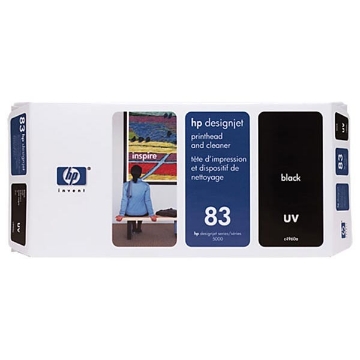 Show details for HP C4960A (HP 83) OEM UV Black Printhead / Cleaner Picture of HP C4960A (HP 83) OEM UV Black Printhead / Cleaner
