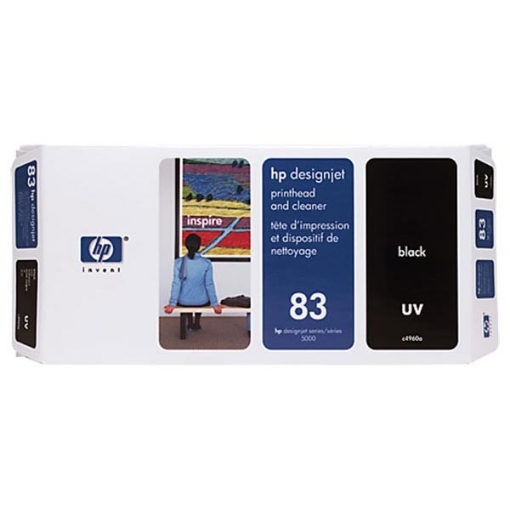 Picture of HP C4960A (HP 83) OEM UV Black Printhead / Cleaner