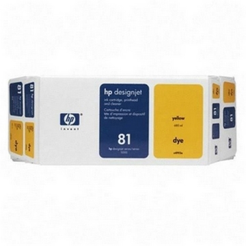 Show details for HP C4993A (HP 81) OEM Yellow Cartridge / Printhead / Cleaner (Value Pack) Picture of HP C4993A (HP 81) OEM Yellow Cartridge / Printhead / Cleaner (Value Pack)