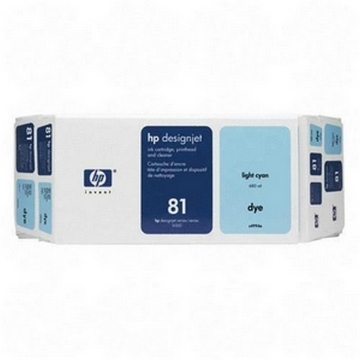 Show details for HP C4994A (HP 81) OEM Light Cyan Cartridge / Printhead / Cleaner (Value Pack) Picture of HP C4994A (HP 81) OEM Light Cyan Cartridge / Printhead / Cleaner (Value Pack)