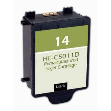 Show details for Compatible C5011DN (HP 14) Black Inkjet Cartridge Picture of Compatible C5011DN (HP 14) Black Inkjet Cartridge