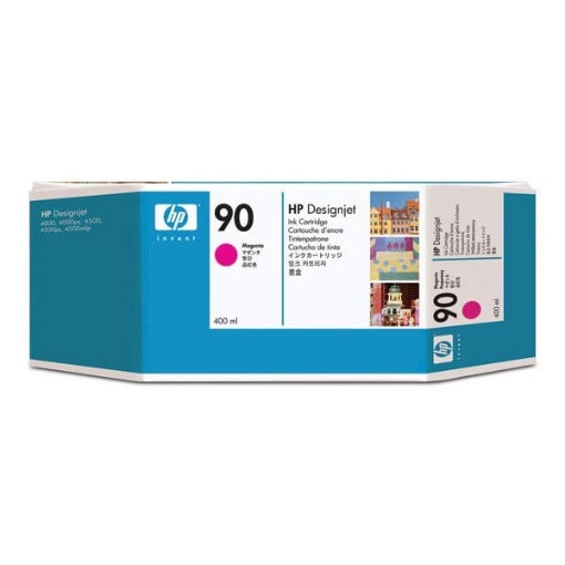 Picture of HP C5063A (HP 90) OEM Magenta Inkjet Cartridge
