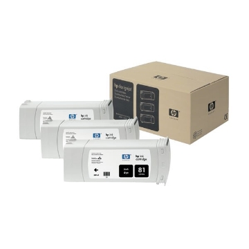 Show details for HP C5066A (HP 81) OEM Black Dye (3-Ink Multipack) Picture of HP C5066A (HP 81) OEM Black Dye (3-Ink Multipack)