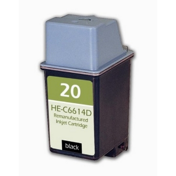 Show details for Compatible C6614DN (HP 20) Compatible HP Black Inkjet Cartridge Picture of Compatible C6614DN (HP 20) Compatible HP Black Inkjet Cartridge