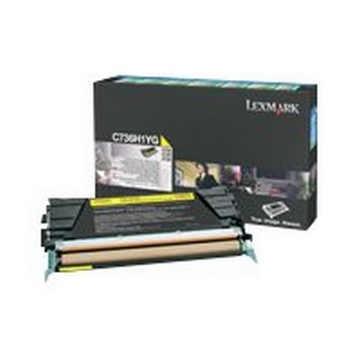 Show details for Lexmark C736H4YG (TAA Compliant Version of C736H1YG) OEM High Yield Yellow Toner Cartridge Picture of Lexmark C736H4YG (TAA Compliant Version of C736H1YG) OEM High Yield Yellow Toner Cartridge