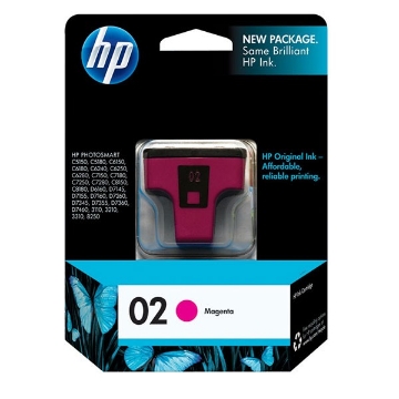 Show details for HP C8772WN (HP 02) OEM Magenta Inkjet Cartridge Picture of HP C8772WN (HP 02) OEM Magenta Inkjet Cartridge