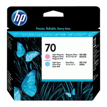 Show details for HP C9405A (HP 70) OEM Light Cyan & Magenta Inkjet Cartridge Printhead Picture of HP C9405A (HP 70) OEM Light Cyan & Magenta Inkjet Cartridge Printhead