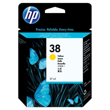 Show details for HP C9417A (HP 38) OEM Yellow Inkjet Cartridge Picture of HP C9417A (HP 38) OEM Yellow Inkjet Cartridge