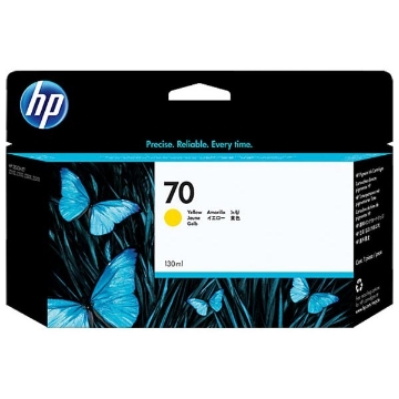 Show details for HP C9454A (HP 70) Yellow Pigment Inkjet Cartridge (130 Yield) Picture of HP C9454A (HP 70) Yellow Pigment Inkjet Cartridge (130 Yield)