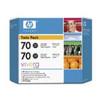 Show details for HP CB340A (HP 70) OEM Black Ink Cartridge (twin pk) Picture of HP CB340A (HP 70) OEM Black Ink Cartridge (twin pk)