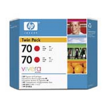 Show details for HP CB347A (HP 70) OEM Red Ink Cartridge (twin pk) Picture of HP CB347A (HP 70) OEM Red Ink Cartridge (twin pk)