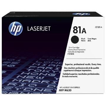 Show details for HP CF281A (HP 81A) OEM Black Toner Cartridge Picture of HP CF281A (HP 81A) OEM Black Toner Cartridge
