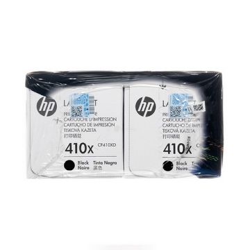 Show details for HP CF410XD (HP 410X) OEM High Yield Black Toner Cartridges (2 pk) Picture of HP CF410XD (HP 410X) OEM High Yield Black Toner Cartridges (2 pk)