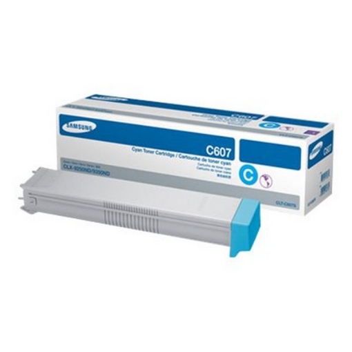Picture of Samsung CLTC607S OEM Cyan Toner Cartridge