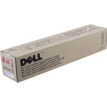 Show details for Dell JD761 (310-7894) OEM Magenta Toner Cartridge Picture of Dell JD761 (310-7894) OEM Magenta Toner Cartridge