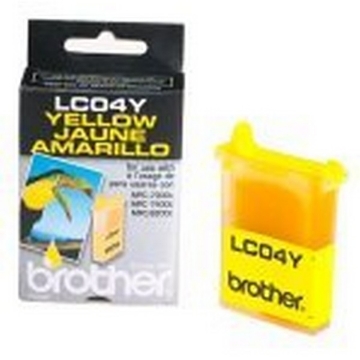 Picture of Brother LC-04Y OEM Yellow Inkjet Cartridge