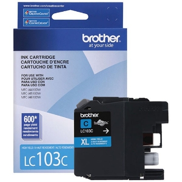 Picture of Brother LC-103C OEM High Yield Cyan InkJet Ink
