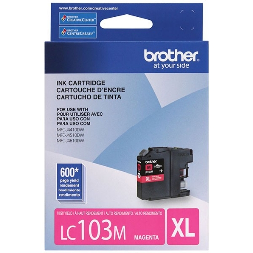 Picture of Brother LC-103M OEM High Yield Magenta InkJet Ink