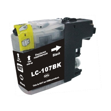 Show details for Premium LC-107BK Compatible Extra High Yield Brother Black Ink Cartridge Picture of Premium LC-107BK Compatible Extra High Yield Brother Black Ink Cartridge