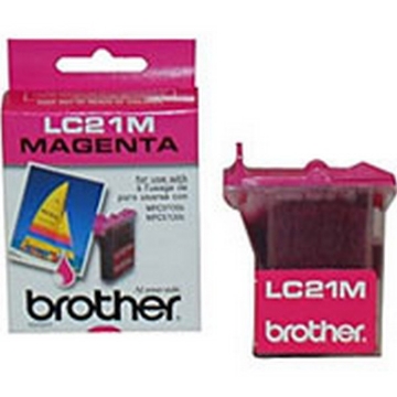 Show details for Brother LC-21M OEM Magenta Inkjet Cartridge Picture of Brother LC-21M OEM Magenta Inkjet Cartridge