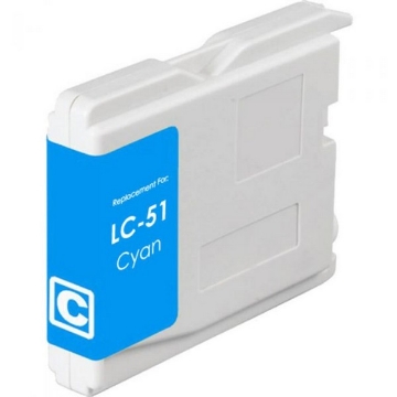 Show details for Premium LC-51C Compatible Brother Cyan Inkjet Cartridge Picture of Premium LC-51C Compatible Brother Cyan Inkjet Cartridge