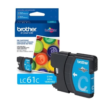 Show details for Brother LC-61C Cyan Inkjet Cartridge (325 Yield) Picture of Brother LC-61C Cyan Inkjet Cartridge (325 Yield)