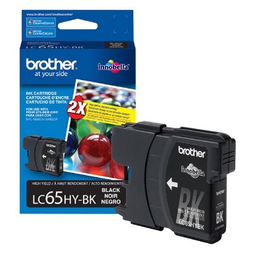 Show details for Brother LC-65HYBK OEM Black Inkjet Cartridge Picture of Brother LC-65HYBK OEM Black Inkjet Cartridge