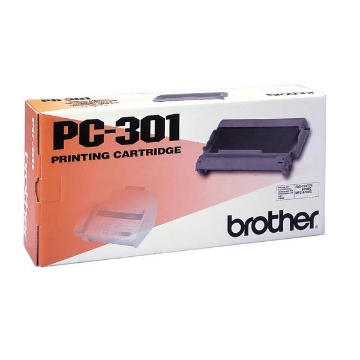 Show details for Brother PC-301 Black Thermal Fax Cartridge (250 Yield) Picture of Brother PC-301 Black Thermal Fax Cartridge (250 Yield)